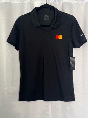 Nike Dry -Fit Woman’s Golf Polo w/ Mastercard & Nike Logo’s